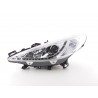 Daylight headlight LED daytime running lights Peugeot 207 06 chrome for right hand drive