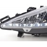 Daylight headlight LED daytime running lights Peugeot 207 06 chrome for right hand drive