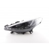 Daylight headlight LED daytime running lights Peugeot 207 06 black for right hand drive vehicles
