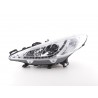 Daylight headlight LED daytime running lights Peugeot 207 06 chrome for right hand drive