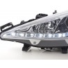 Daylight headlight LED daytime running lights Peugeot 207 06 chrome for right hand drive