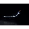Daylight headlight LED daytime running lights Peugeot 207 06 black for right hand drive vehicles