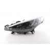 Daylight headlight LED daytime running lights Peugeot 207 06 black for right hand drive vehicles