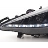 Daylight headlight LED daytime running lights Peugeot 207 06 black for right hand drive vehicles
