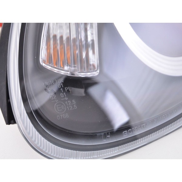 Daylight headlight LED DRL look Porsche Boxster 987 04 08 black