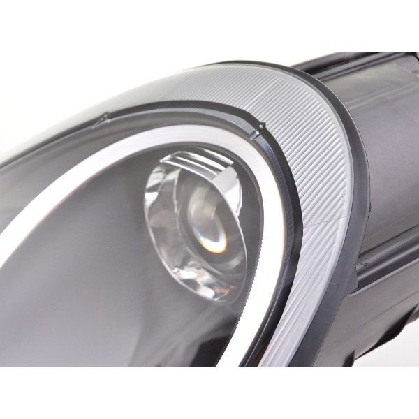 Daylight headlight LED DRL look Porsche Boxster 987 04 08 black