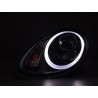 Headlight set Xenon Daylight LED DRL look Porsche Boxster 987 04 08 black