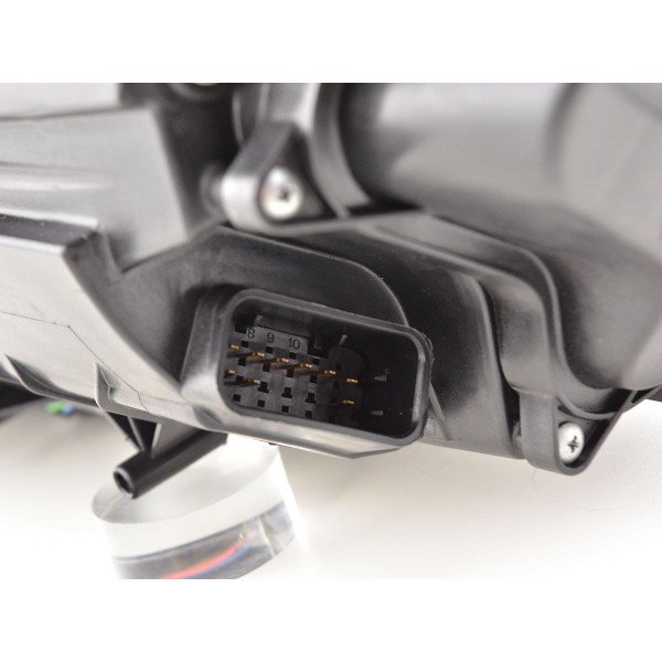 Headlight set Xenon Daylight LED DRL look Porsche Boxster 987 04 08 black
