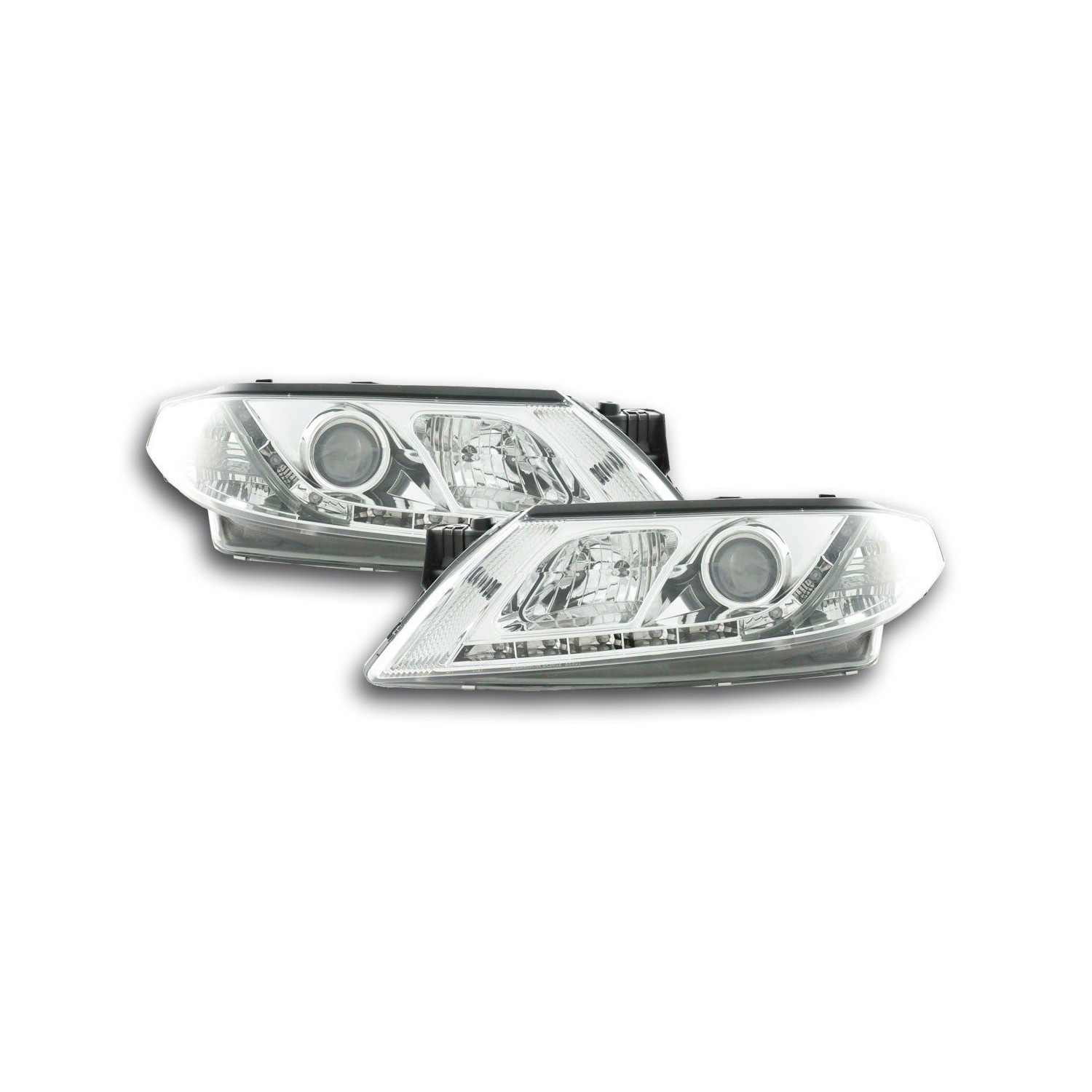 Daylight headlight LED DRL look Renault Laguna type G 01 05 chrome