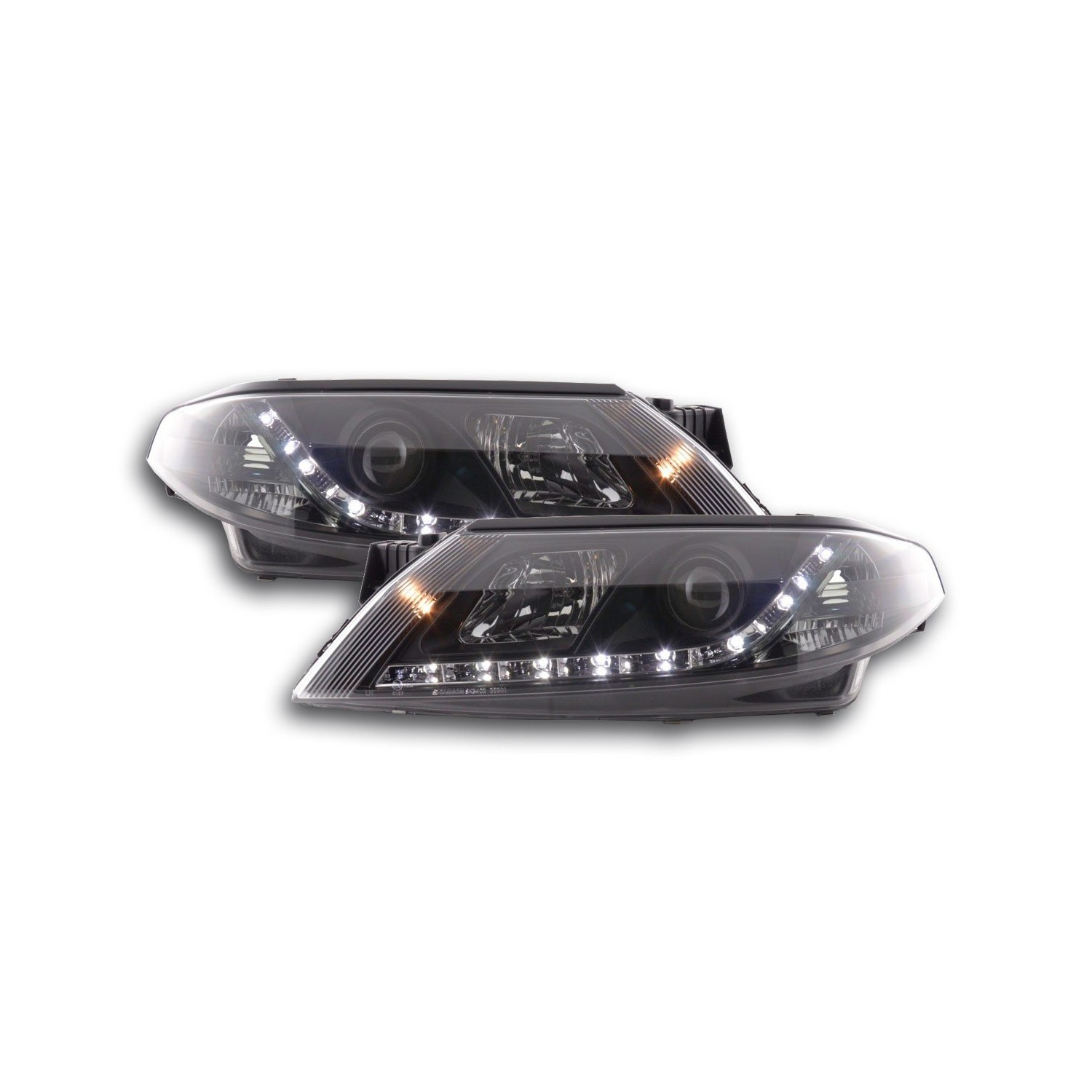 Daylight headlight LED DRL look Renault Laguna type G 01 05 black
