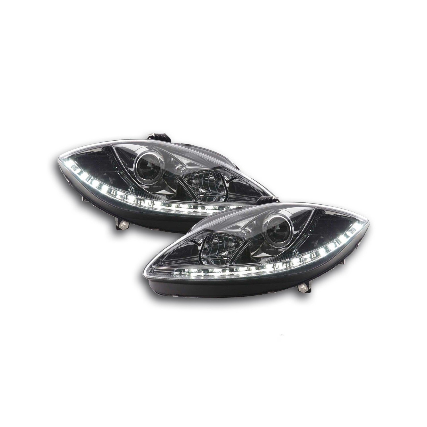Daylight headlights LED daytime running lights Seat Leon 1P 09 chrome