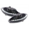Daylight headlight LED daytime running lights Seat Leon 1P 09 black