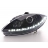 Daylight headlight LED daytime running lights Seat Leon 1P 09 black