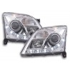 Daylight headlights LED daytime running lights Opel Vectra C 2002 2005 chrome