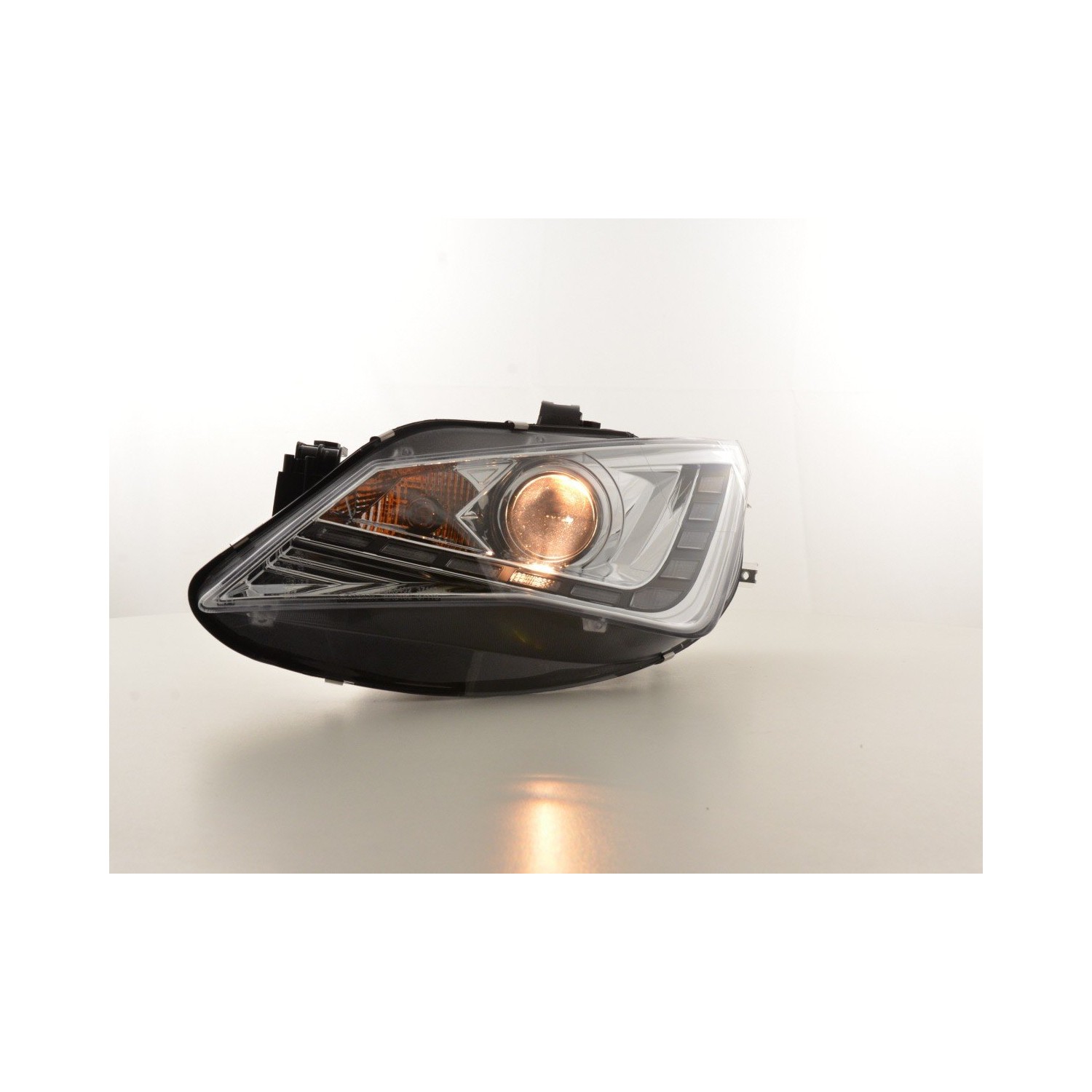 Daylight headlight LED DRL look Seat Ibiza 6J from 2012 chrome