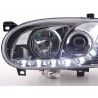Daylight headlight LED daytime running lights VW Golf 3 91 97 chrome