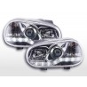 Daylight headlights LED daytime running lights VW Golf 4 97 03 chrome