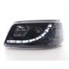 Headlights Daylight LED daytime running lights VW Bus T5 03 09 black