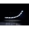 Headlights Daylight LED daytime running lights VW Bus T5 03 09 black