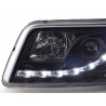 Headlights Daylight LED daytime running lights VW Bus T5 03 09 black