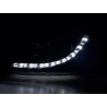 Headlights Daylight LED daytime running lights VW Bus T5 03 09 black