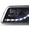 Headlights Daylight LED daytime running lights VW Bus T5 03 09 black