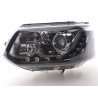 Headlight set Daylight LED daytime running lights VW Bus T5 from 2010 black
