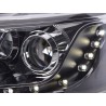 Headlight set Daylight LED daytime running lights VW Bus T5 from 2010 black