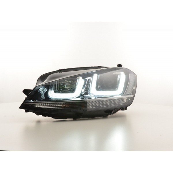 Daylight headlight LED daytime running lights VW Golf 7 from 2012 black chrome