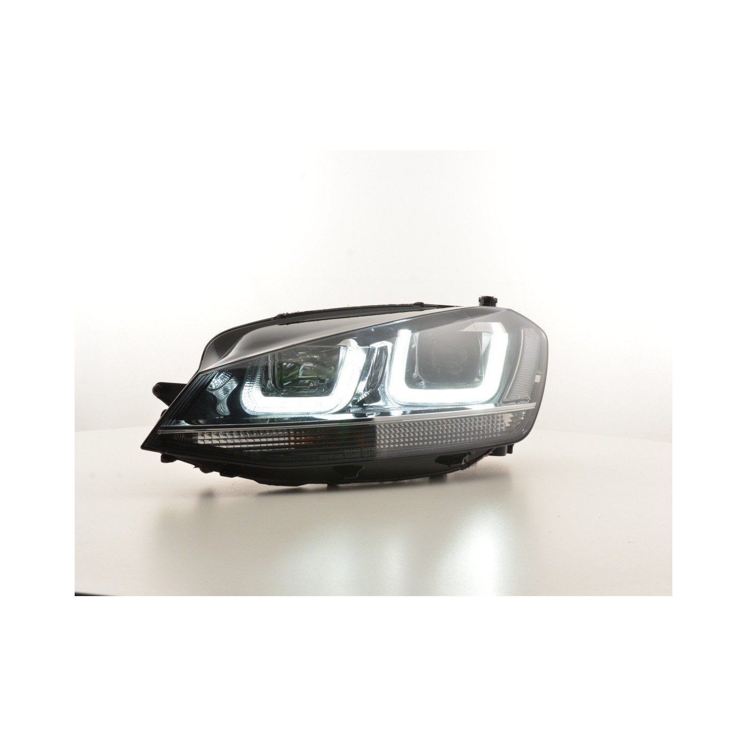 Daylight headlight LED daytime running lights VW Golf 7 from 2012 black chrome