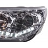 Daylight headlights LED daytime running lights VW Tiguan 07 11 chrome