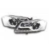 Daylight headlight LED DRL look VW Passat B7 3C 10 chrome