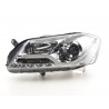 Daylight headlight LED DRL look VW Passat B7 3C 10 chrome