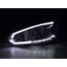 Headlights Daylight LED daytime running lights VW Golf 6 08 12 chrome