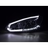 Headlights Daylight LED daytime running lights VW Golf 6 08 12 chrome
