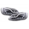 Headlight set Daylight LED daytime running lights VW Jetta 6 11 black