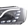 Headlight set Daylight LED daytime running lights VW Jetta 6 11 black