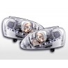 Daylight headlight LED DRL look VW Golf 5 type 1K 03 08 chrome for right hand drive