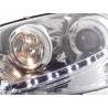 Daylight headlight LED DRL look VW Golf 5 type 1K 03 08 chrome for right hand drive