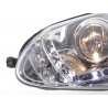 Daylight headlight LED DRL look VW Golf 5 type 1K 03 08 chrome for right hand drive