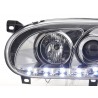 Daylight headlight LED DRL look VW Golf 3 type 1HXO 1EXO 91 97 chrome