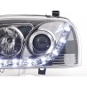 Daylight headlight LED DRL look VW Golf 3 type 1HXO 1EXO 91 97 chrome