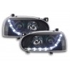 Daylight headlight LED DRL look VW Golf 3 type 1HXO 1EXO 91 97 black