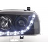 Daylight headlight LED DRL look VW Golf 3 type 1HXO 1EXO 91 97 black