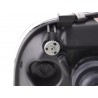 Daylight headlight LED DRL look VW Golf 3 type 1HXO 1EXO 91 97 black