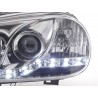 Daylight headlight LED DRL look VW Golf 4 type 1J 98 03 chrome for right hand drive