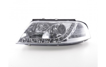 Daylight headlight LED DRL look VW Passat type 3BG 00 05 chrome for right hand drive