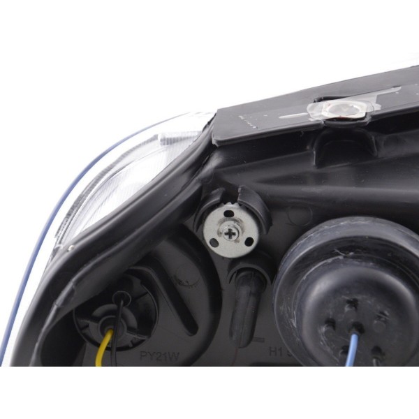 Daylight headlight LED DRL look VW Passat type 3BG 00 05 chrome for right hand drive