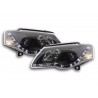Daylight headlight LED DRL look VW Passat type 3C 05 black for right hand drive