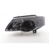 Daylight headlight LED DRL look VW Passat type 3C 05 black for right hand drive